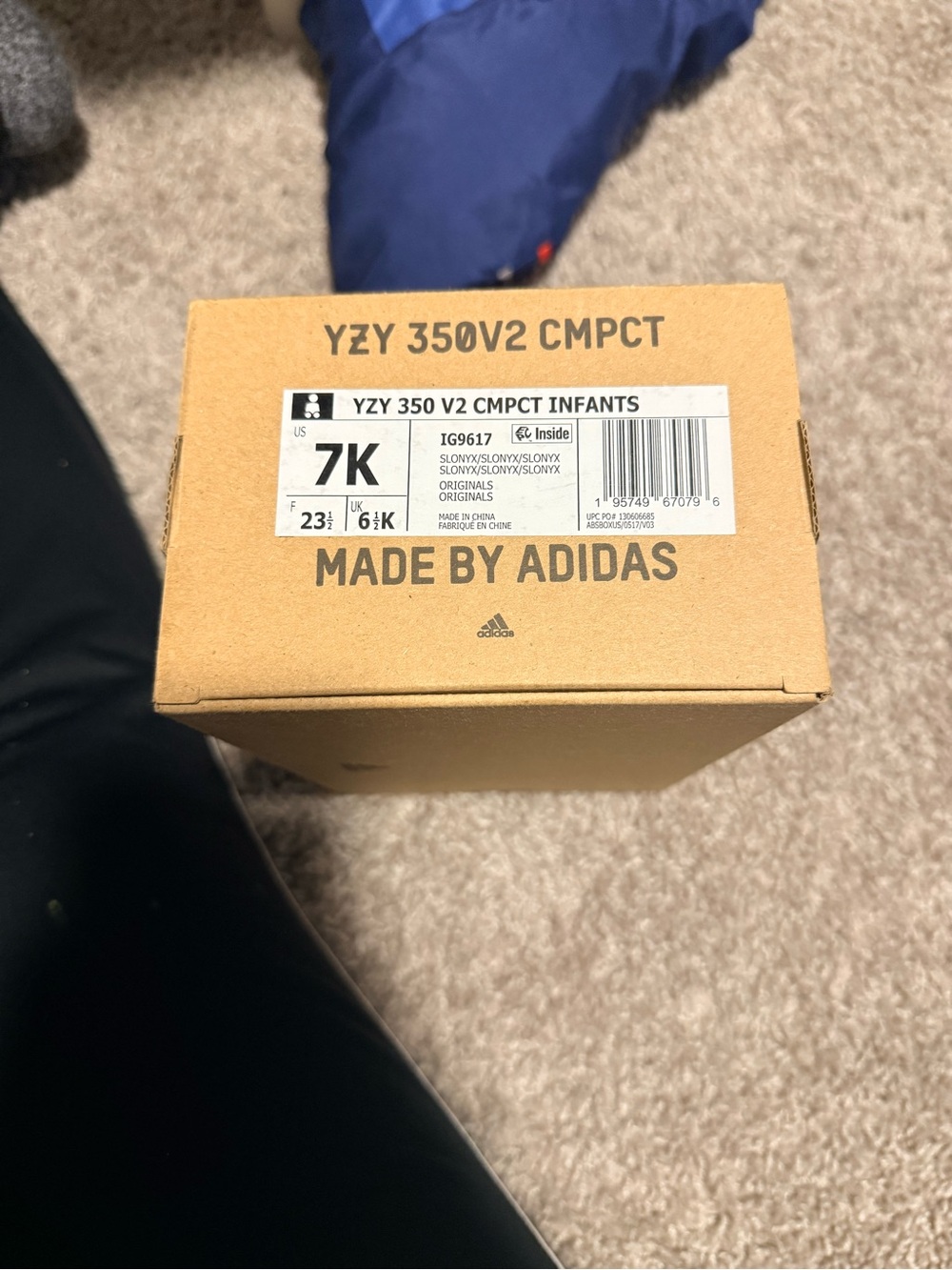adidas YZY 350 V2 CMPTC Infants Box - Brown
